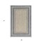 Homeroots 5 ft. 3 in. x 7 ft. 7 in. UV-Treated Polypropylene Grey & Denim Area Rug 353954 - alternate 5